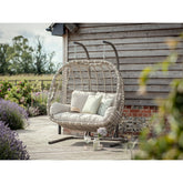 Sandstone Rattan Open Weave Double Hanging Cocoongarden